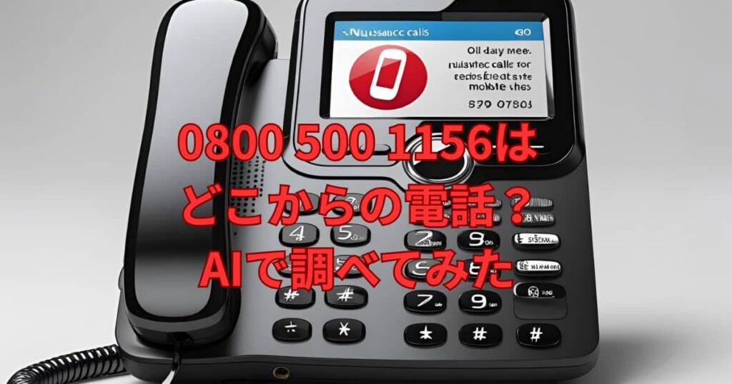 0800-500-1156について紹介するメイン画像