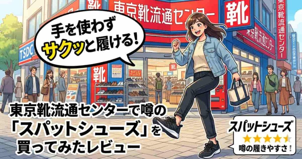 スパットシューズを紹介するアイキャッチ画像